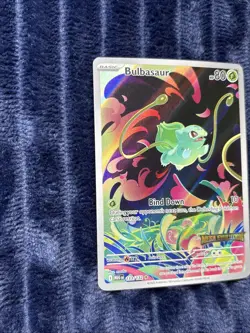 2025 Pokemon Bulbasaur - #133 Mega Evolution Stamped Set-Secret Rare Full Art - Image 5