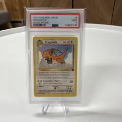 1999 POKEMON GAME MOVIE PROMO #5 DRAGONITE PSA 9 - Image 1