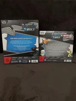 Pokemon Black Bolt Binder + Black Bolt & White Flare Poster Collection Bundle - Image 2