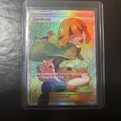 Pokemon Gardenia Ultra Prism Full Art SM Holo Card 149/156 Ultra Rare NM - Image 1