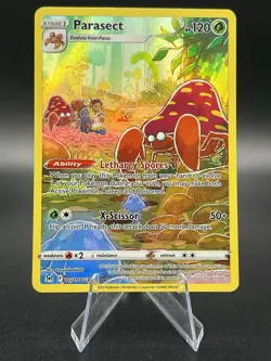 Parasect TG01/TG30 Pokemon TCG Lost Origin Ultra Rare Full Art Card NM - Image 1