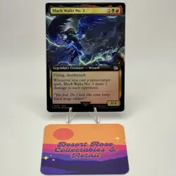MTG Black Waltz No.3 Extended Art 478 Foil Universes Beyond: Final Fantasy FIN - Image 1
