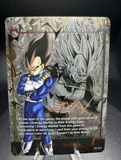 Vegeta Energy Marker Gold E01-02 Dragon Ball Super Card Game Fusion World - Image 1