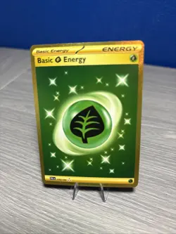 Pokemon TCG Basic Leaf Energy Gold Secret Rare Card 278/193 Paldea - Image 1