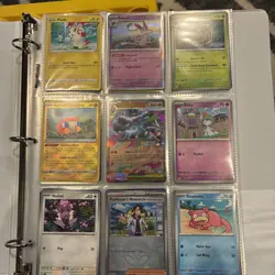 pokemon card binder collection lot english 360 Cards - Image 1