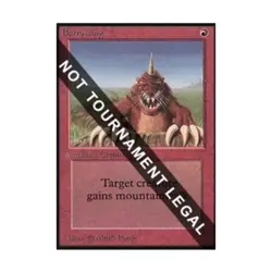 WOTC MtG Collector's Ed Burrowing (CE) (U) NM - Image 1