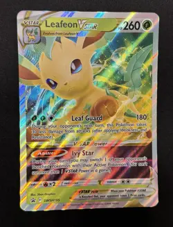 Pokemon Leafeon VSTAR SWSH195 Promo JUMBO Card - Image 1