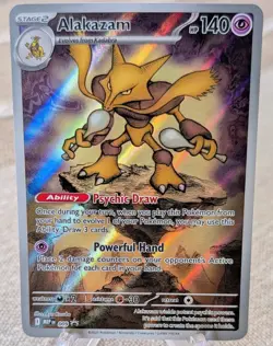 Alakazam Pokemon Mega Evolutions Black Star Promo Card 009 - Image 1