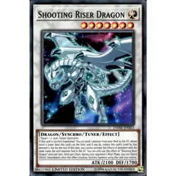 DANE-ENSE3 Shooting Riser Dragon Super Rare Limited Edition YuGiOh Card - Image 1
