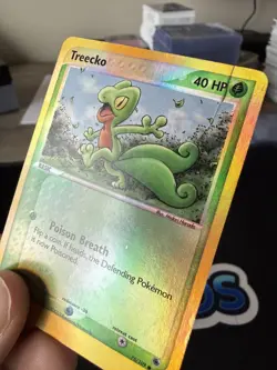 Treecko Reverse Holo Card 75/109 Ex Ruby and Sapphire Base Pokemon - Image 2