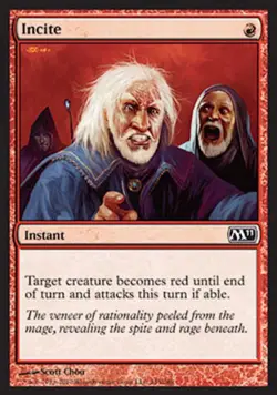 Incite - Light Play MTG Magic 2011 Core Set - Image 1