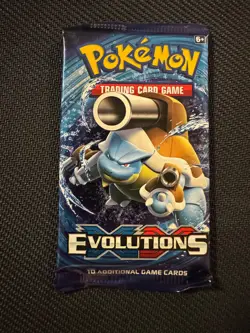 Pokemon XY Evolutions Booster Trading Card Game Blastoise Art - Image 1