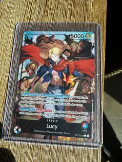 One Piece Card Game TCG Lucy OP15-002 Alt Art Leader M/NM Condition - Image 1