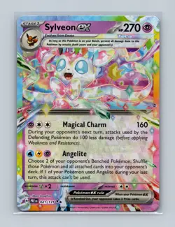 Sylveon ex - 041/131 - Double Rare - Prismatic Evolutions - Pokemon Card - NM/M - Image 1