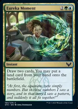 Eureka Moment -Foil Light Play MTG Strixhaven - Image 1