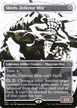 🧙Skrelv, Defector Mite R 301 Borderless ONE Phyrexia All Will Be One MTG - Image 1