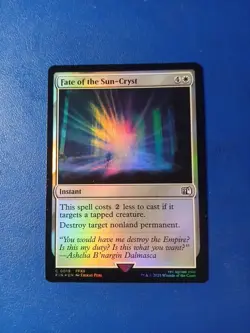 Fate of the Sun-Cryst (Foil) - Final Fantasy - NM - MTG Magic - Common - Instant - Image 1