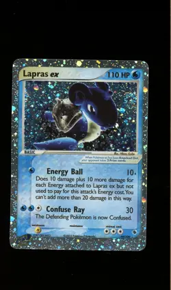 2003 POKEMON EX RUBY SAPHIRE HOLO LAPRAS ex 99/109 MP-HP - Image 1