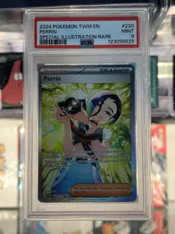 2024 Pokemon Twilight Masquerade Special Illustration Rare Perrin 220/167 PSA 9 - Image 1