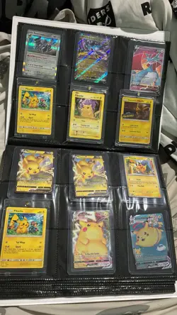pokemon yugioh lot Binder all 28 Pokemon & 44 Yugioh’s Are Gradeable If Send $$ - Image 1