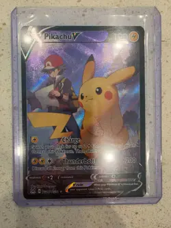 Pikachu V TG16/TG30 Ultra Rare SWSH: Lost Origin Trainer Gallery Pokemon TCG NM - Image 1