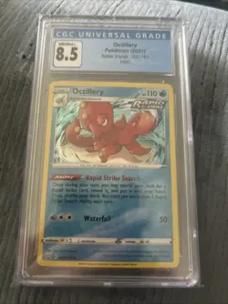 2021 Pokemon Battle Styles Octillery Holo Card #037/163 CGC 8.5 NM/Mt - Image 1