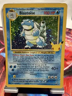 Blastoise 2/102 HOLO Celebrations Classic Collection Pokemon 25th Anniversary NM - Image 1