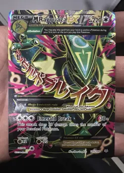 Pokemon M Rayquaza EX 105/108 Roaring Skies Dmg (Read Description) - Image 1