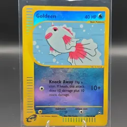 Pokemon TCG Goldeen 078/147 Aquapolis Basic 40HP Common Reverse Holo - Image 1