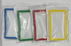 4 x TCG PSA, CGC Slab Protector Bumper Sports Pokemon Blue, Green, Red, Yellow - Image 1