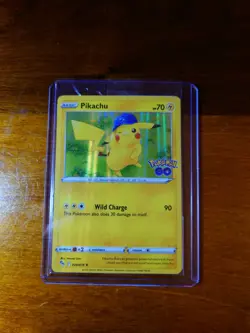 Pokemon Pikachu 028/078 Pokemon GO Holo Rare Promo SEALED - Image 1