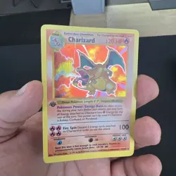 1st Edition Shadowless Charizard Base Set 4/102 Holo 1999 Pokemon - Image 1