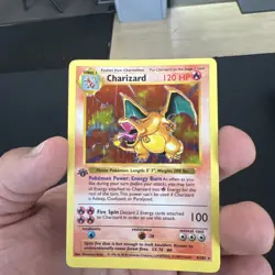 1st Edition Shadowless Charizard Base Set 4/102 Holo 1999 Pokemon - Image 3