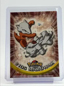 MAROWAK 1999 TOPPS POKEMON TV ANIMATION SERIES 2 BLUE LOGO 105 Q0899 - Image 1