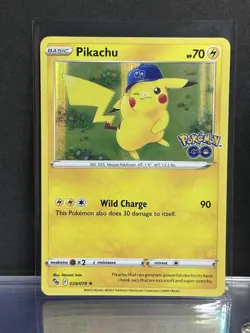 Pokemon GO #028/078 Pikachu (28) Holo Rare - Image 1