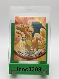 1999 Topps Pokemon TV Animation - Charizard #06 - Blue Logo - Non Holo - MP - Image 1