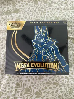 Pokemon TCG Mega Evolution Elite Trainer Box (ETB) Lucario SEALED - Image 1