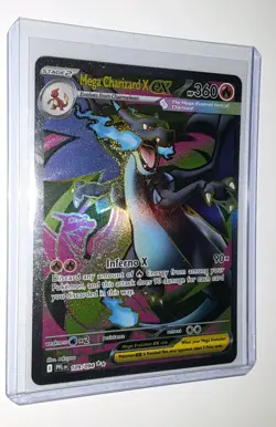 Preowned Mega Charizard X EX 109/094 Full Art Pokemon TCG Phantasmal Flames - Image 2