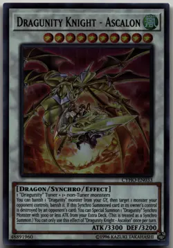 Dragunity Knight - Ascalon Ultra Rare Cybernetic Horizon CYHO-EN033 LP - Image 1