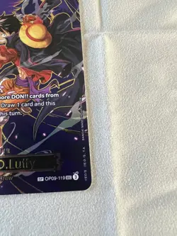 One Piece Monkey D. Luffy SP - OP09-119 OP13 Gold Foil English Card - Image 3