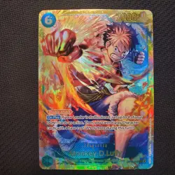 Monkey.D.Luffy (118) OP13-118 SEC Carrying On His Will Foil NM Foil English - Image 1