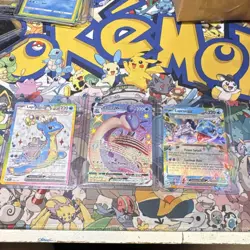 Pokemon TCG Lapras ex & Lapras VMAX Full Art Holo 3 Card Lot English 2024 - Image 1
