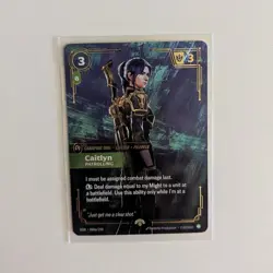 2025 Riftbound: League of Legends Trading Card Game Caitlyn - Patrolling - Image 1