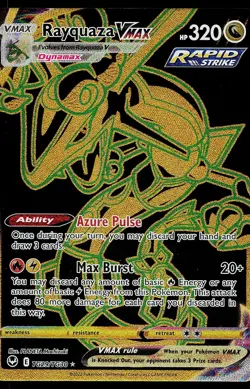 Pokemon Card - Rayquaza VMAX Silver Tempest Trainer Gallery TG29/TG30 - Image 1