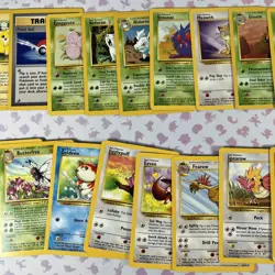 Vintage Pokemon Lot | 24 Cards| Commons/Uncommon WOTC Jungle LP-HP No Dups #2 - Image 3