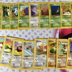 Vintage Pokemon Lot | 24 Cards| Commons/Uncommon WOTC Jungle LP-HP No Dups #2 - Image 4