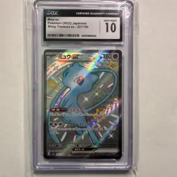 CGC 10 Mew ex Shiny 327/190 SSR Shiny Treasure ex sv4a Pokemon Card - Image 1