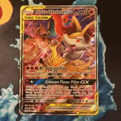 Charizard & Braixen GX SM230 - Pokemon Promo Holo Card - Image 1