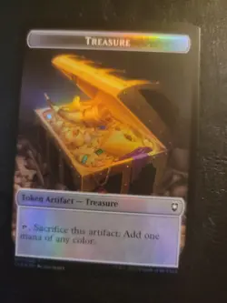 Treasure / Skeleton Token FOIL Commander Legends Baldur's Gate MTG Magic CLB LP - Image 2