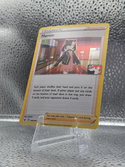 Marnie Holo Pokemon Prize Pack Series 1 Promo Pokemon Card Ink ErrorU Play Stamp - Image 3